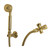 Kingston Brass Restoration Hand Shower Kit, Brushed Brass - KX1037SD