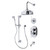 Kingston Brass Restoration Thermostatic Tub and Shower Faucet with Handshower, Polished Chrome - KSK36310PL