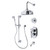 Kingston Brass Restoration Thermostatic Tub and Shower Faucet with Handshower, Polished Chrome - KSK36310AX