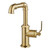Kingston Brass Whitaker One-Handle Single-Hole Bathroom Faucet with Push Pop-Up Drain, Brushed Brass - LS6003KL