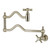 Kingston Brass Millennium Wall Mount Pot Filler Faucet, Brushed Nickel - KS2108ZX