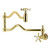 Kingston Brass Hamilton Wall Mount Pot Filler Faucet, Polished Brass - KS2102NX