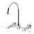 Kingston Brass Bel-Air Two-Handle Wall Mount Bridge Kitchen Faucet, Polished Chrome - KS1291BPL