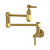 Kingston Brass Concord Wall Mount Pot Filler Faucet, Brushed Brass - KS5107DL