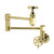 Kingston Brass Belknap Wall Mount Pot Filler Faucet, Polished Brass - KS5102RX
