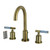 Kingston Brass Verona Widespread Bathroom Faucet with Brass Pop-Up, Antique Brass - FSC892KPSAB