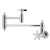 Kingston Brass Hamilton Wall Mount Pot Filler Faucet, Polished Chrome - KS3101NX