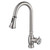 Kingston Brass Belknap Single-Handle Pull-Down Kitchen Faucet, Brushed Nickel - LS8698RX