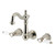 Kingston Brass Bel-Air Double-Handle Wall Mount Bathroom Faucet, Polished Nickel - KS1226BPL