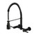 Kingston Brass Continental Double-Handle Wall-Mount Pre-Rinse Bridge Kitchen Faucet, Matte Black - GS8280CTL