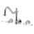 Kingston Brass Bel-Air Two-Handle Wall Mount Kitchen Faucet, Polished Chrome - KS1281BPL