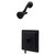 Kingston Brass Concord Single-Handle Pressure Balanced Shower Faucet, Matte Black - KB8650DLSO