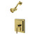 Kingston Brass Concord Single-Handle Pressure Balanced Shower Faucet, Polished Brass - KB8652DLSO