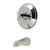 Kingston Brass Concord Single-Handle Pressure Balanced Tub Faucet, Polished Nickel - KB2636DXTO