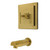 Kingston Brass Claremont Single-Handle Pressure Balanced Tub Faucet, Brushed Brass - KB8657CQLTO