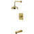 Kingston Brass Metropolitan Single-Handle Pressure Balanced Tub and Shower Faucet, Brushed Brass - KB6347BX