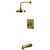 Kingston Brass NuvoFusion Single-Handle Pressure Balanced Tub and Shower Faucet, Antique Brass - KB5893NDL
