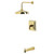 Kingston Brass NuvoFusion Single-Handle Pressure Balanced Tub and Shower Faucet, Polished Brass - KB6142NDL