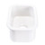 ALFI White Small 13"x19" Rectangle Fireclay Undermount or Drop In Bar / Prep Sink w Grid included - ABF1319UD-W