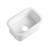ALFI White Small 13"x19" Rectangle Fireclay Undermount or Drop In Bar / Prep Sink w Grid included - ABF1319UD-W