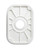 ALFI White Small 13"x19" Rectangle Fireclay Undermount or Drop In Bar / Prep Sink w Grid included - ABF1319UD-W