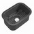 ALFI Grey Matte Small 13"x19" Rectangle Fireclay Undermount or Drop In Bar / Prep Sink w Grid included - ABF1319UD-GM