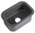 ALFI  Grey Matte Small 13"x19" Rectangle Fireclay Undermount or Drop In Bar / Prep Sink w Grid included - ABF1319UD-GM