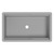 ALFI Grey Matte 32" x 19" Workstation Single Step Rim Bowl Fireclay Undermount / Drop In Kitchen Sink - ABFS3219SUD-GM