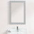Blossom 24" Wood Framed Mirror - Metal Grey - M6 24 15