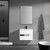Blossom Brest 24" Wall-Hung Vanity w/ SMC Sink - Glossy White - V8047 24 01 SM