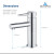 Blossom Single Handle Lavatory Faucet - Chrome - F01 116 01