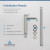 Blossom Single Handle Lavatory Faucet - Brush Nickel - F01 117 02