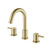 Blossom Wide Spread Lavatory Faucet with Pop Up Waste - Brush Gold - KBF1016BG