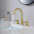 Blossom Wide Spread Lavatory Faucet with Pop Up Waste - Brush Gold - KBF1016BG