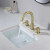 Blossom Wide Spread Lavatory Faucet with Pop Up Waste - Brush Gold - KBF1016BG
