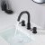 Blossom Wide Spread Lavatory Faucet with Pop Up Waste - Matte Black - KBF1016MB