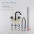 Blossom Wide Spread Lavatory Faucet with Pop Up Waste - Matte Black - KBF1016MB