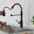 Blossom Single Handle Pull Down Kitchen Faucet - Matte Black - F01 205 04