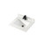 Blossom Artificial Stone Counter-Top With Backsplash and Sink, Calacatta White - CT5 2422 05 C