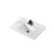 Blossom 36 Inch W Artificial Stone Countertop With Backsplash and Undermount Sink, Calacatta White - CT5 3622 05 C