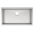 Whitehaus 33" Undermount Single Bowl 16 Gauge Brushed Stainless Steel Workstation Sink With Accessories - WHSW3319