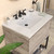Whitehaus 31" Countertop Vanity Sink with Integrated Rectangular Bowl, Widespread Faucet Drilling and Overflow - WHCS3122-3H