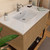 Whitehaus 37" Countertop Vanity Sink with Integrated Rectangular Bowl, Single Faucet Drilling and Overflow - WHCS3722-1H