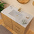 Whitehaus 43" Countertop Vanity Sink with Integrated Rectangular Bowl, Single Faucet Drilling and Overflow - WHCS4322-1H