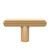 Atlas Finderne 2 1/4 Inch Warm Brass Door Knob, A6031-WB