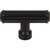 Top Knobs Pemberton T-Knob 2 1/4 Inch, Flat Black - TK3401BLK