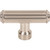 Top Knobs Pemberton T-Knob 2 1/4 Inch, Brushed Satin Nickel - TK3401BSN