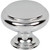 Top Knobs Bayridge Knob 1 1/4 Inch, Polished Chrome - TK3430PC