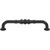 Top Knobs Bayridge 6 5/16" Center to Center Door Pull, Flat Black - TK3433BLK