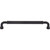 Top Knobs Lavington 7 9/16" Center to Center Door Pull, Flat Black - TK3416BLK